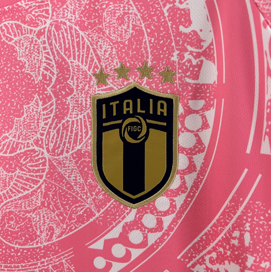 Italie – Maillot Concept Rose Graphique – 2024/2025 – Version Fan