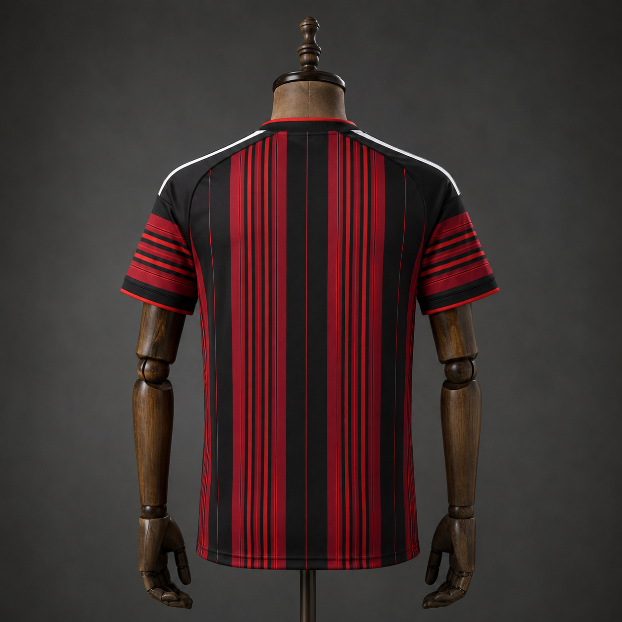 Eintracht Francfort maillot domicile rouge noir Fan dos
