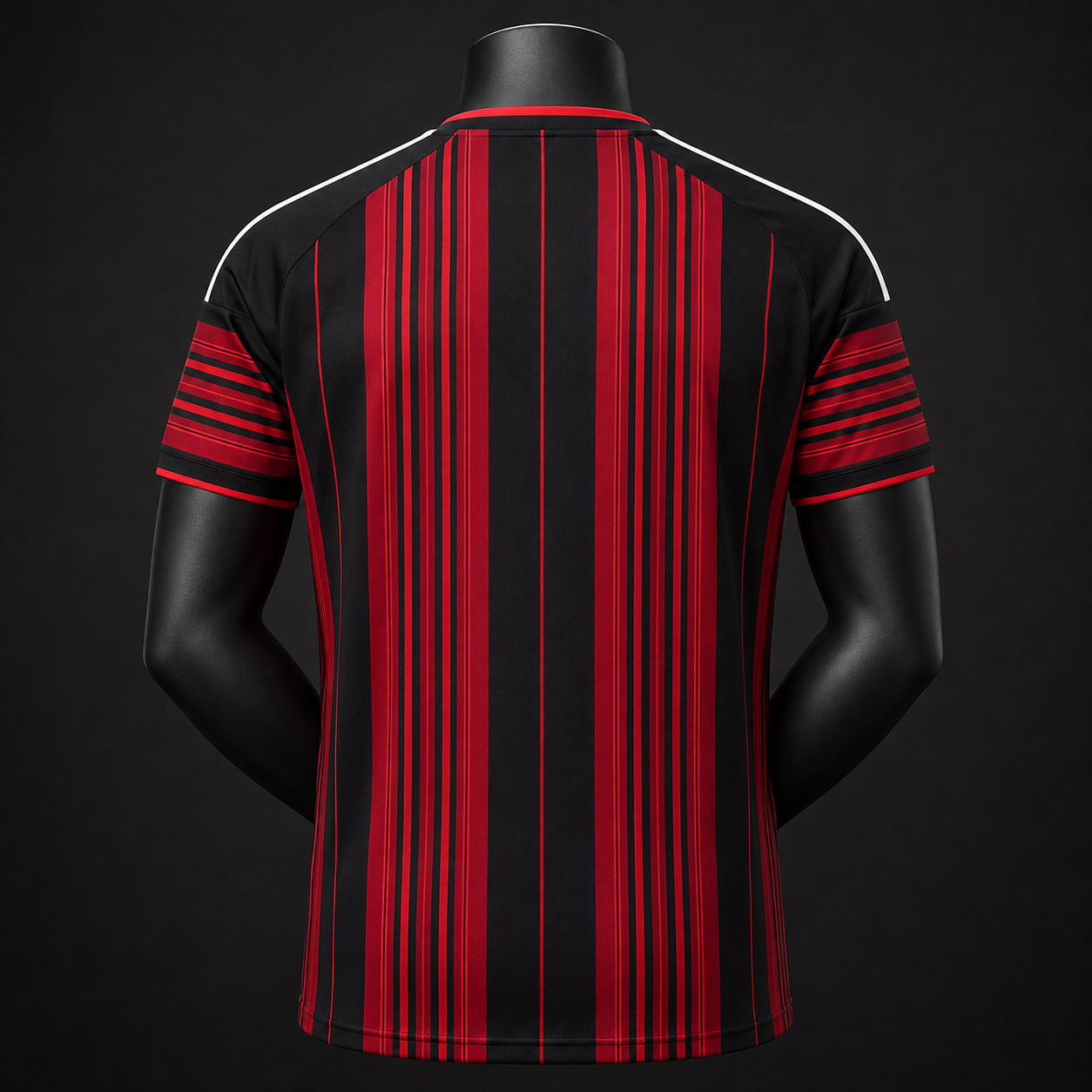 Eintracht Francfort maillot domicile rouge noir Player dos