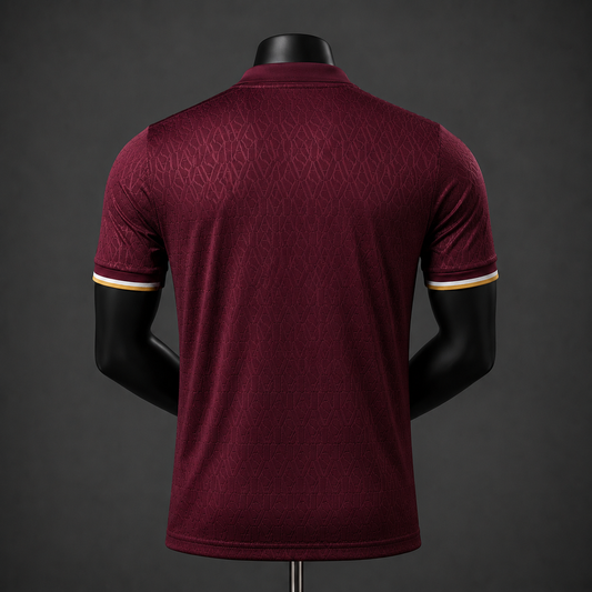 Maillot AS Monaco extérieur 2026/2027 Player – vue de dos sur mannequin noir