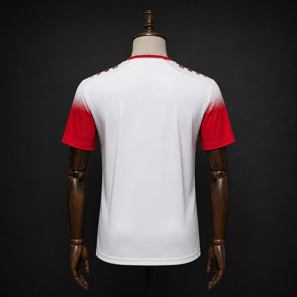 VfB Stuttgart maillot blanc et rouge Fan dos