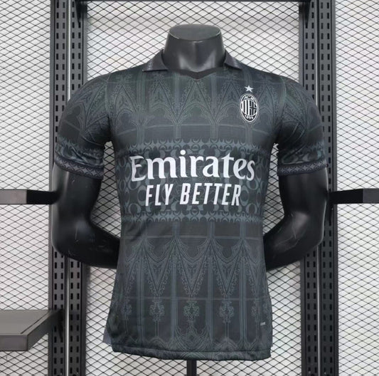 AC Milan – Maillot Concept Premium Noir – 2023/2024 – Version Fan
