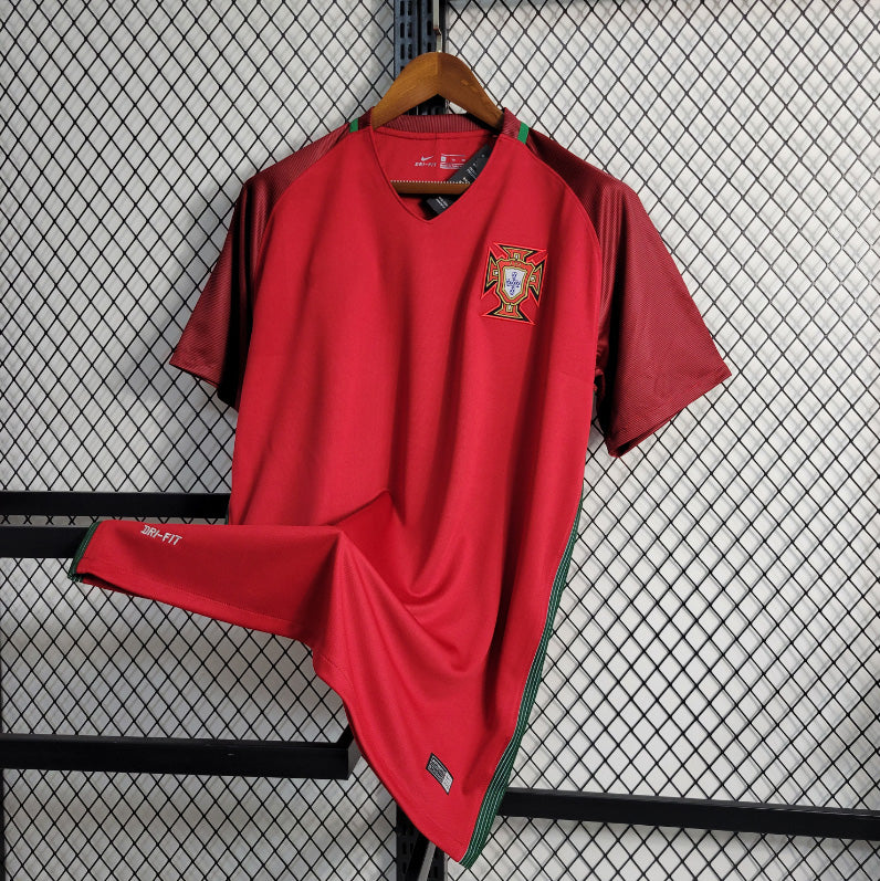 Portugal – Maillot Domicile Rétro – 2016 – Version Fan