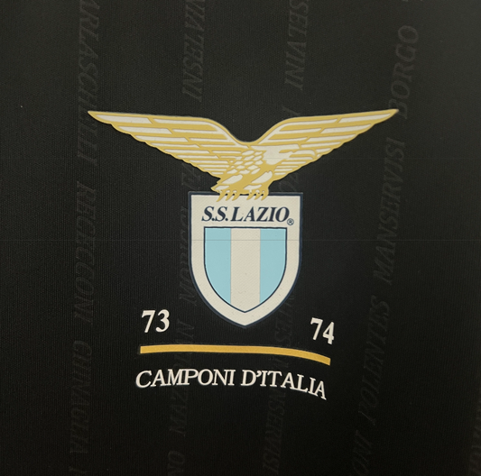 Lazio Rome – Maillot Extérieur Noir – 2024/2025 – Version Fan