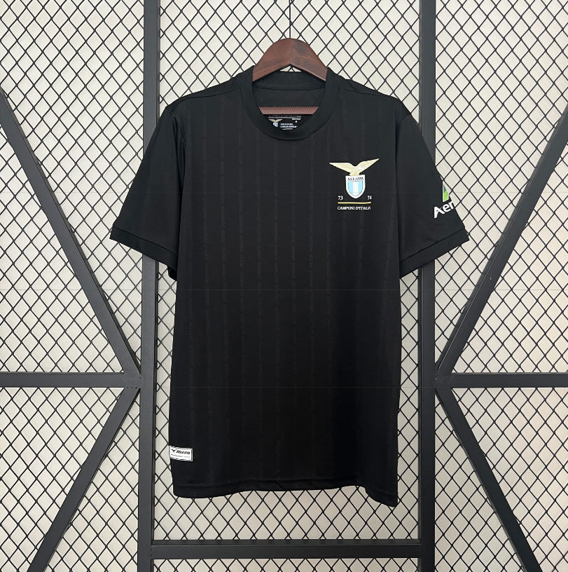 Lazio Rome – Maillot Extérieur Noir – 2024/2025 – Version Fan