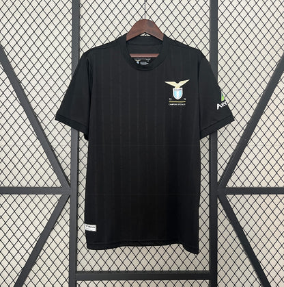 Lazio Rome – Maillot Extérieur Noir – 2024/2025 – Version Fan