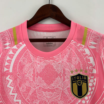 Italie – Maillot Concept Rose Graphique – 2024/2025 – Version Fan