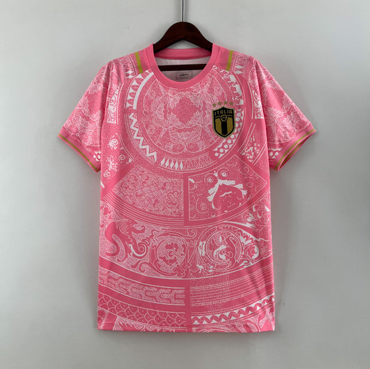 Italie – Maillot Concept Rose Graphique – 2024/2025 – Version Fan