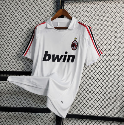 Maillot AC Milan extérieur 2009/2010 Fan – cadrage du haut de la face avant
