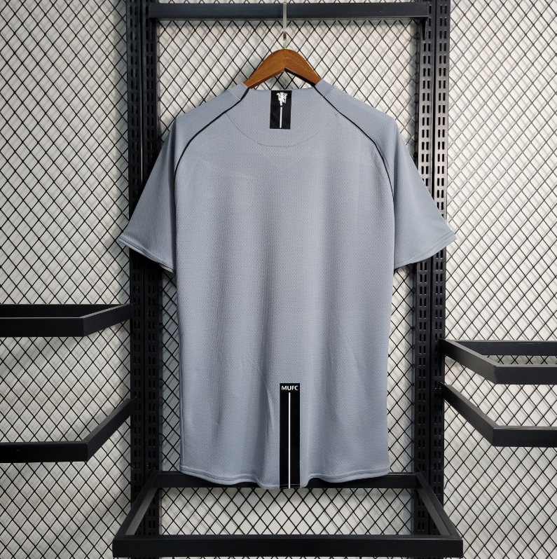 Manchester United – Maillot Extérieur Gris – 2007/2008 – Version Fan