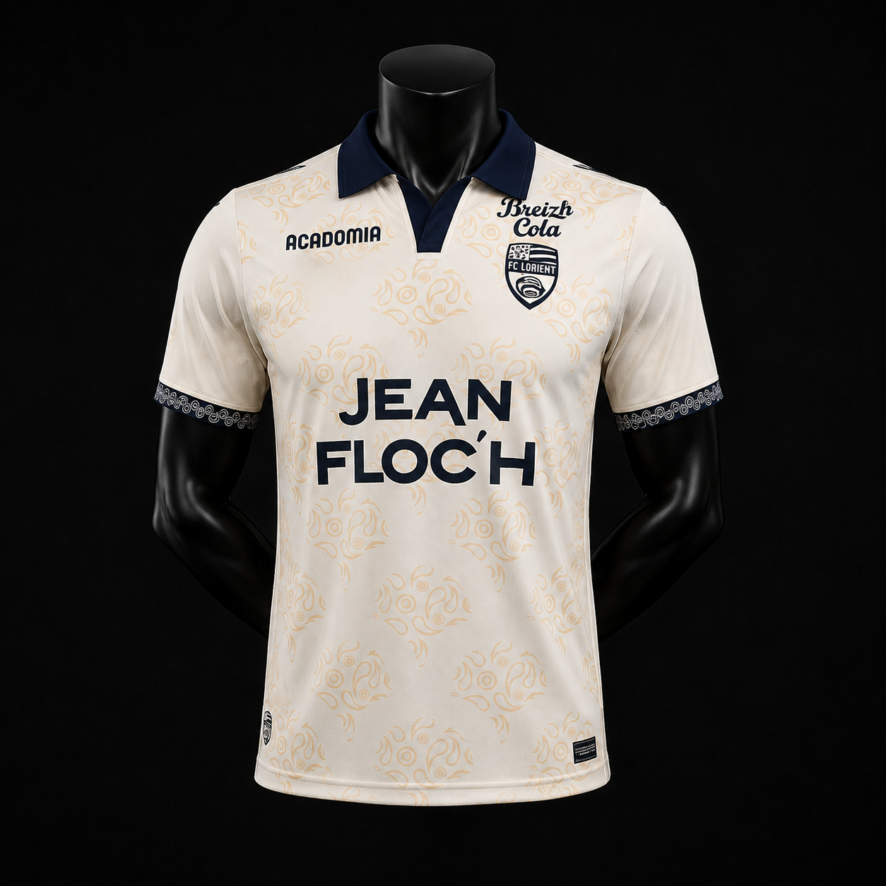 Maillot FC Lorient extérieur 2026/2027 Player – vue de face sur mannequin noir