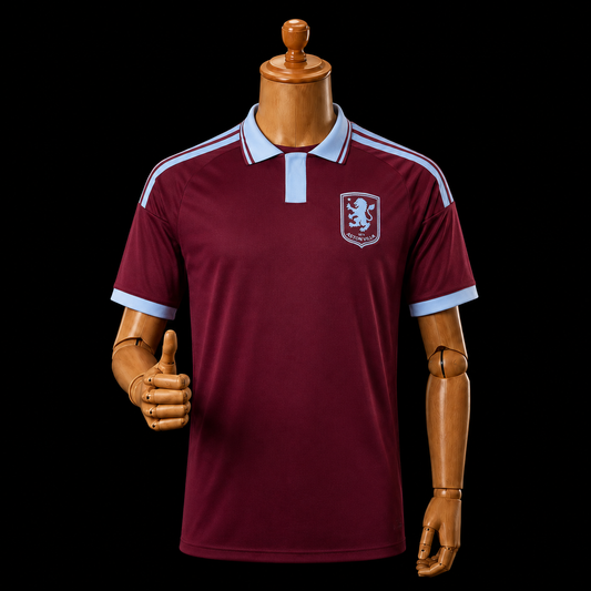 Aston Villa maillot domicile 2026/2027 version Fan vue de face