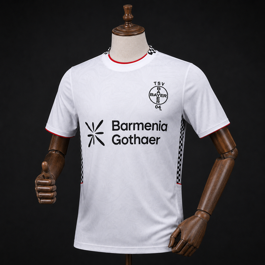 Bayer Leverkusen maillot blanc Fan face