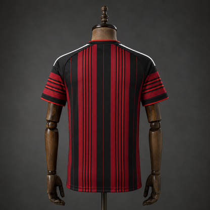 Eintracht Francfort maillot domicile rouge noir Fan dos