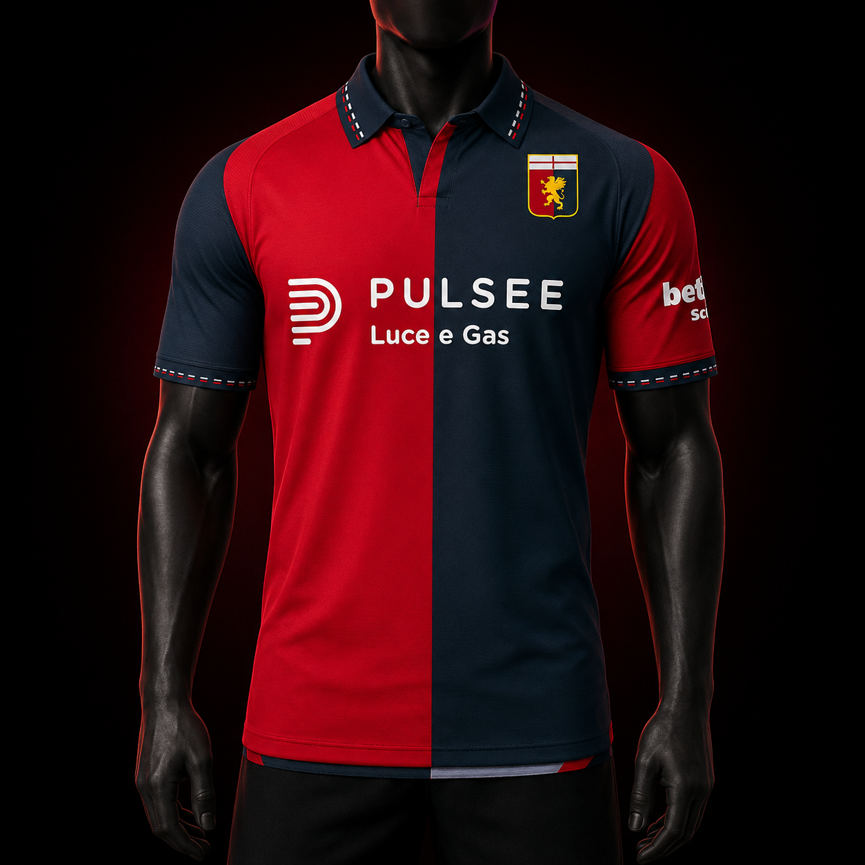 Maillot Genoa CFC domicile 2026 2027 Player face