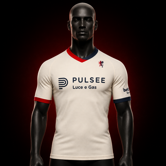 Maillot Genoa CFC extérieur 2026 2027 Player face