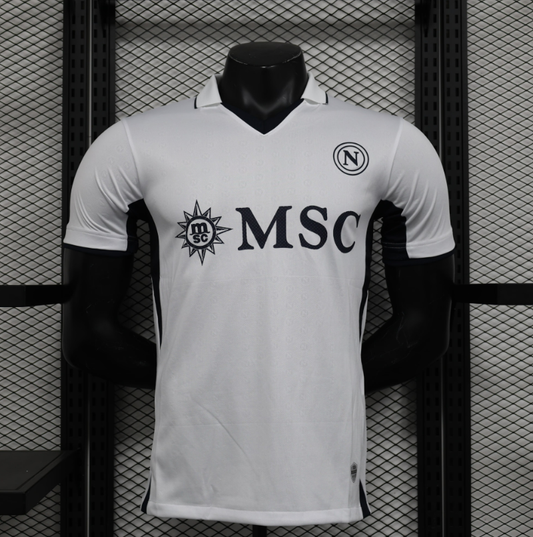SSC Napoli – Maillot Extérieur Blanc – 2024/2025 – Version Player