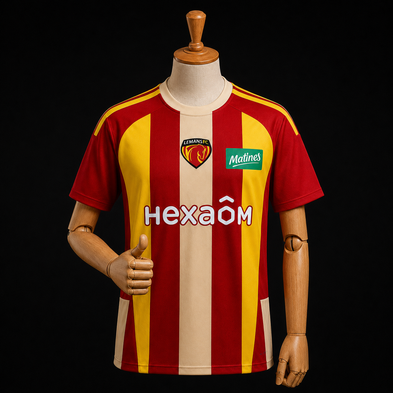 Le Mans FC maillot domicile 2026/2027 version Fan vue de face