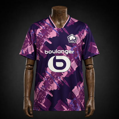 LOSC Lille maillot Extérieur 2025/2026 version Fan vue de face