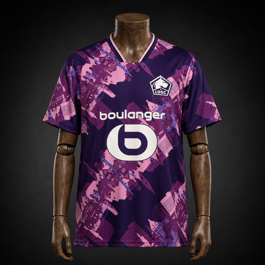 LOSC Lille maillot Extérieur 2025/2026 version Fan vue de face