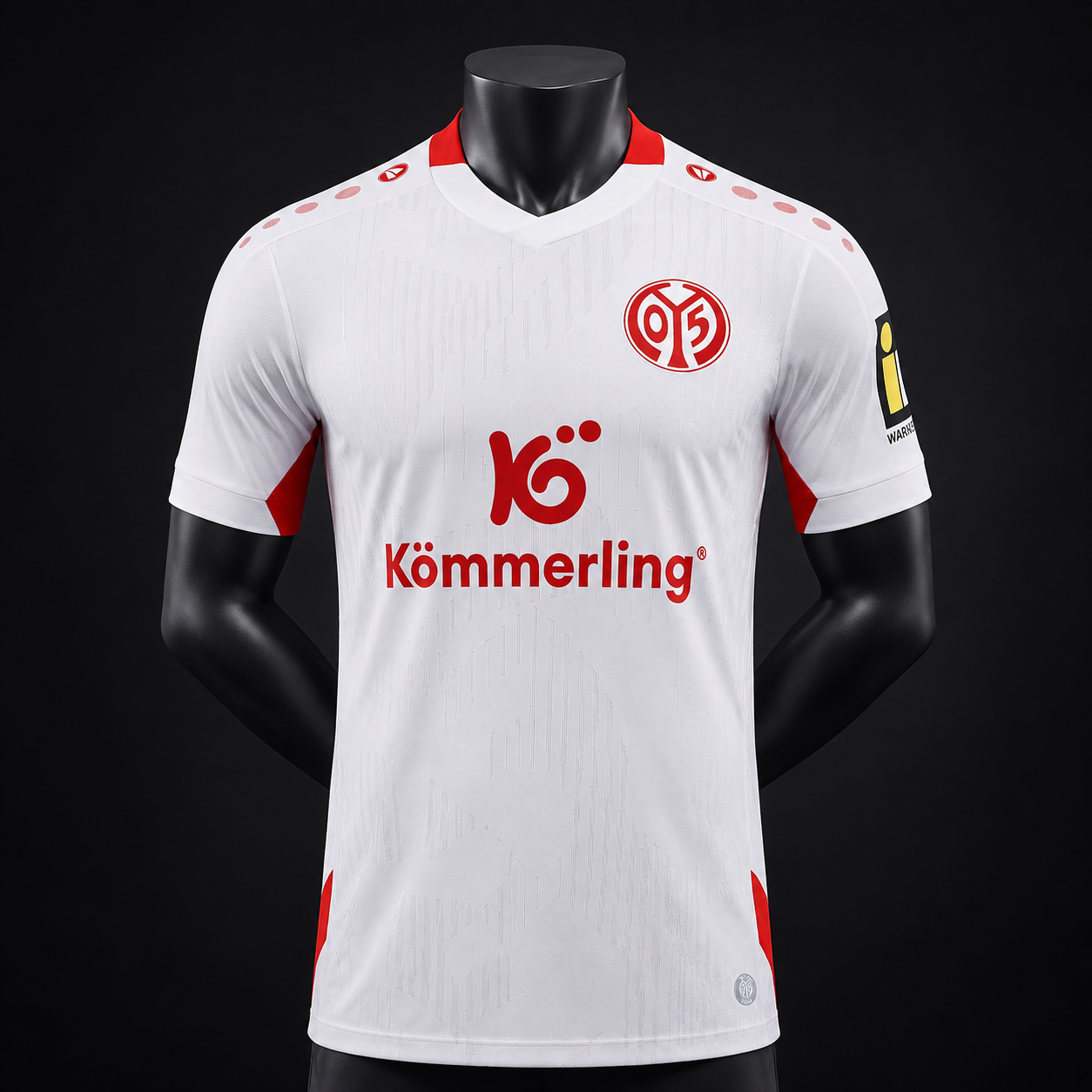 Mainz 05 maillot blanc Player face