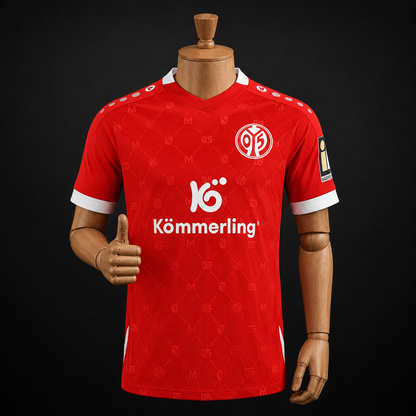 Mainz 05 maillot rouge Fan face