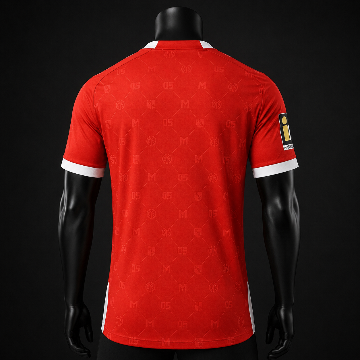 Mainz 05 maillot rouge Player dos