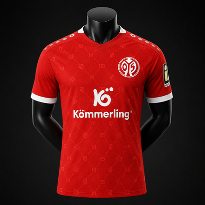 Mainz 05 maillot rouge Player face