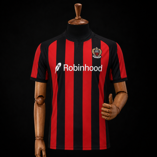 OGC Nice maillot domicile 2026/2027 version Fan vue de face