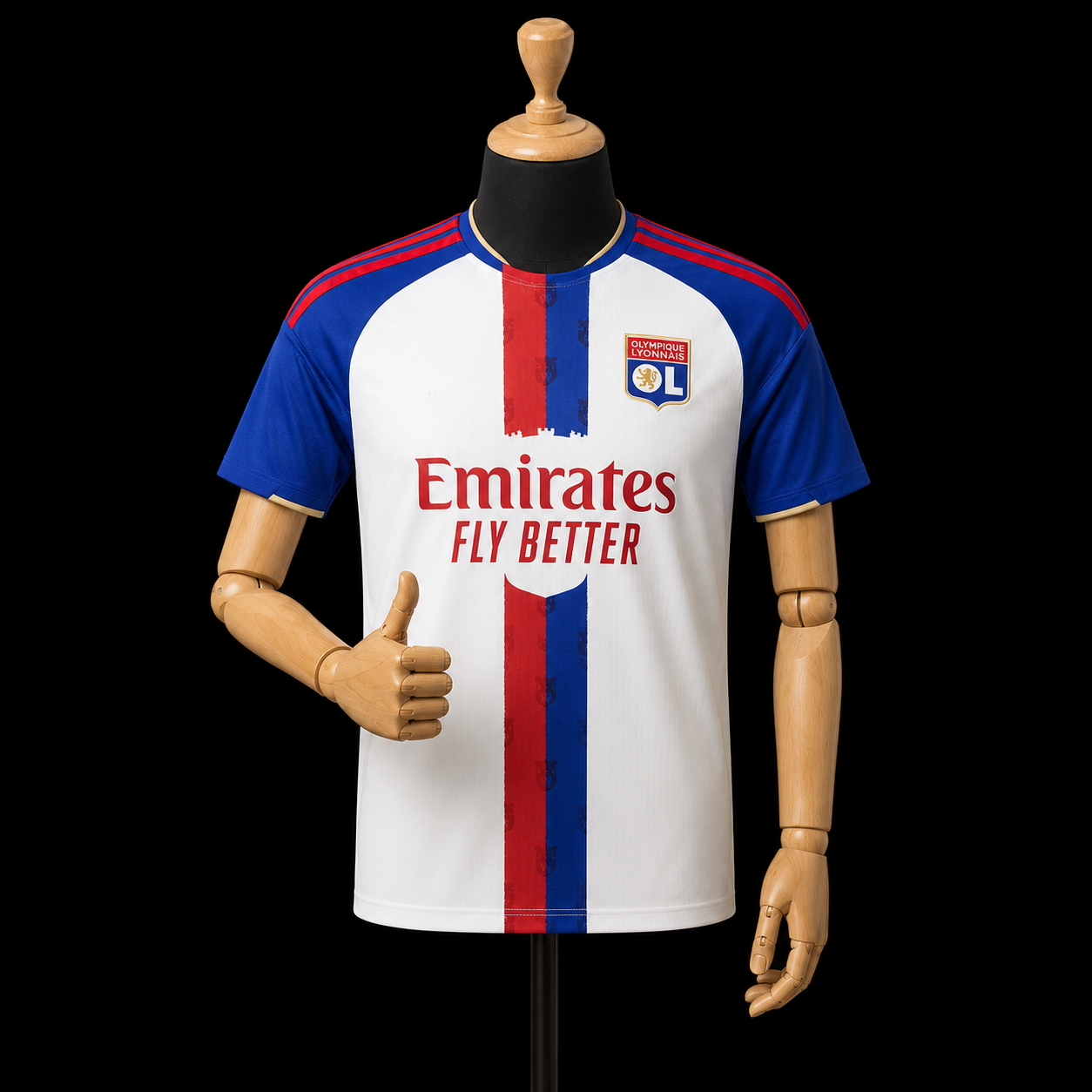 Olympique Lyonnais maillot domicile 2026/2027 version Fan vue de face