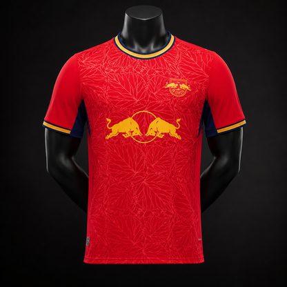 RB Leipzig maillot rouge Player face