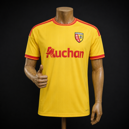 RC Lens maillot domicile 2026/2027 version Fan vue de face