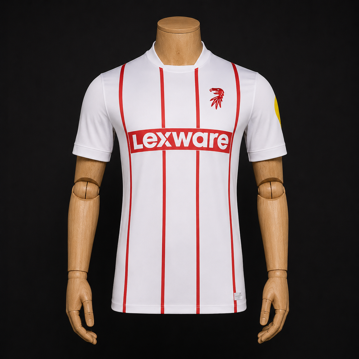 SC Freiburg maillot blanc rouge version Fan face