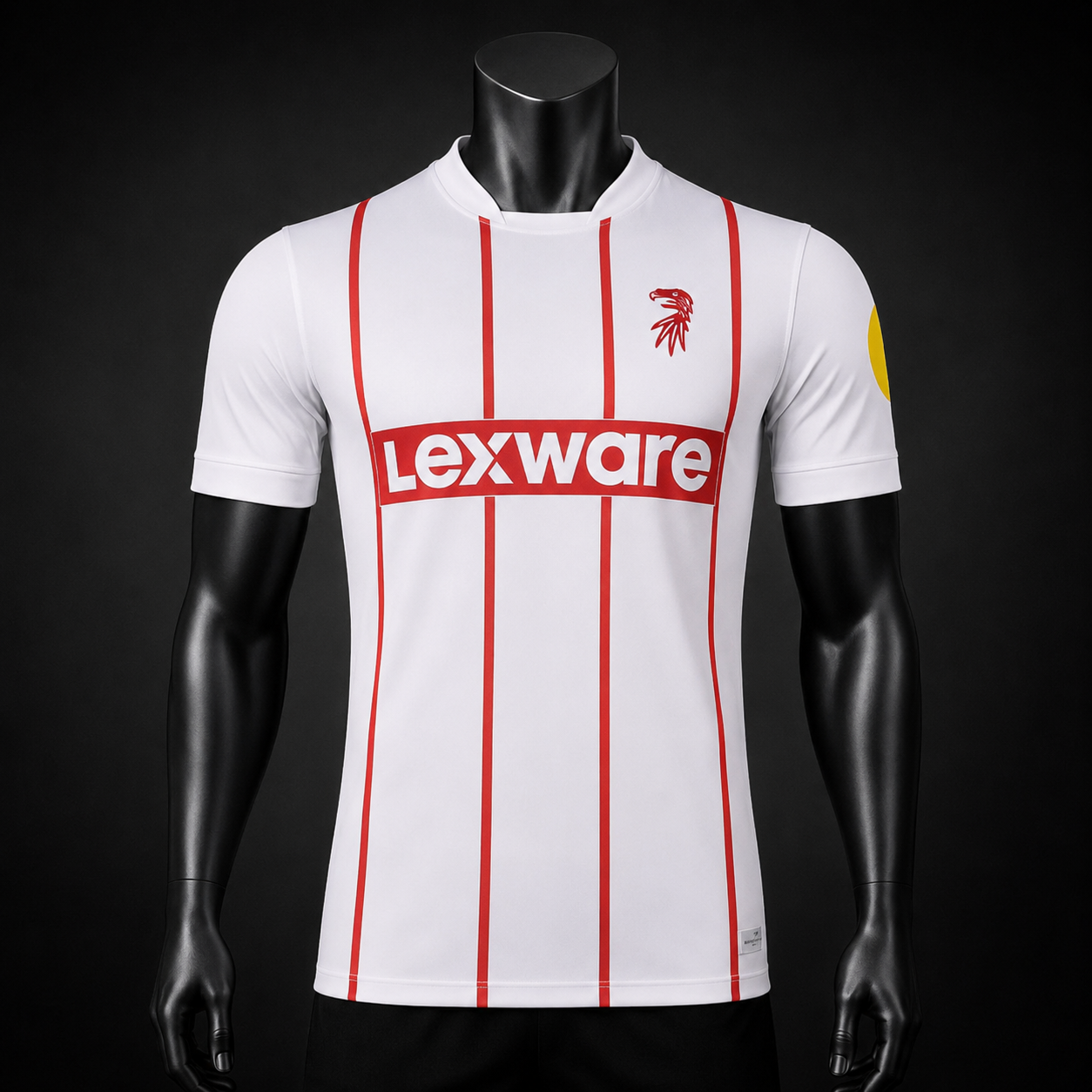 SC Freiburg maillot blanc rouge version Player dos