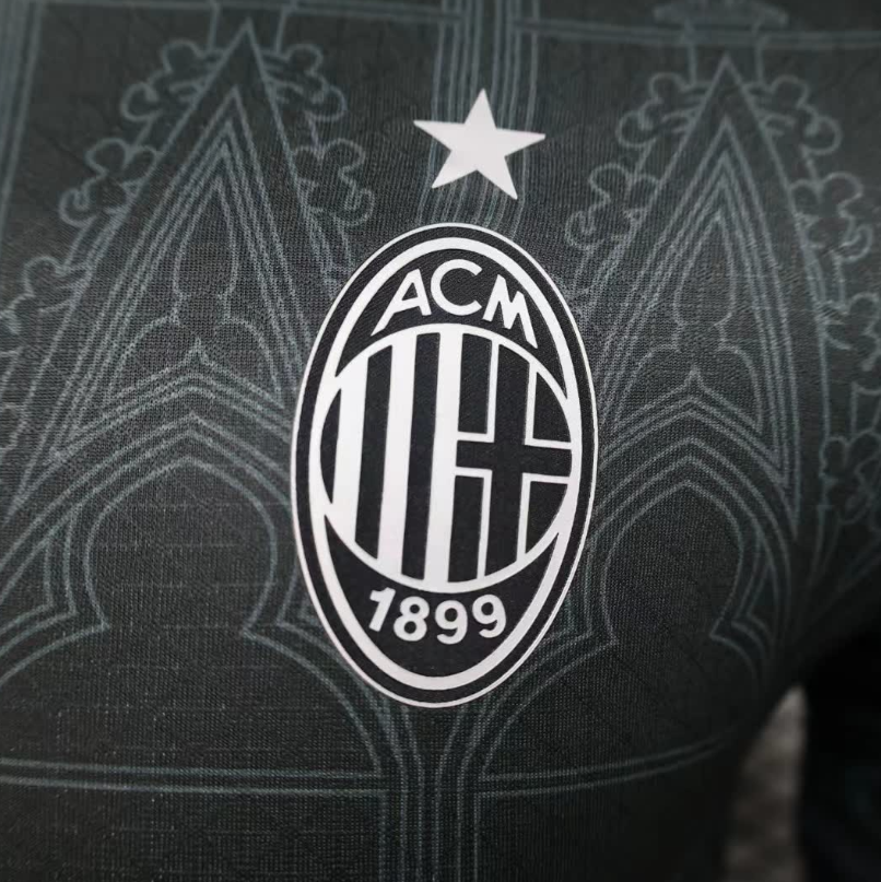 AC Milan – Maillot Concept Premium Noir – 2023/2024 – Version Fan