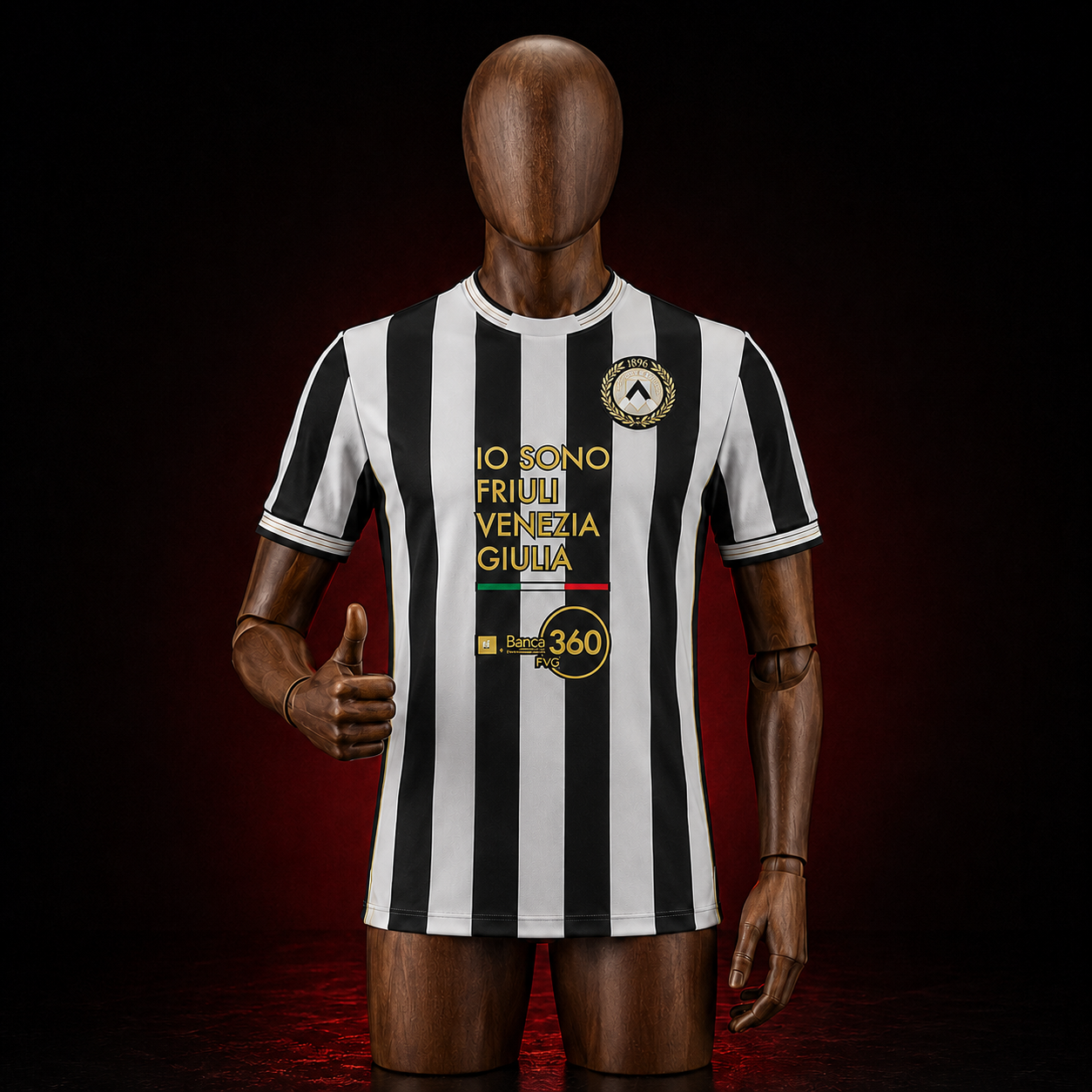 Udinese Calcio maillot domicile 2026/2027 version Fan face