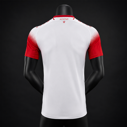 VfB Stuttgart maillot blanc et rouge Player dos