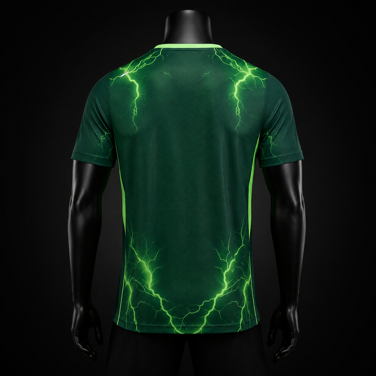 VfL Wolfsburg maillot vert électrique Player dos